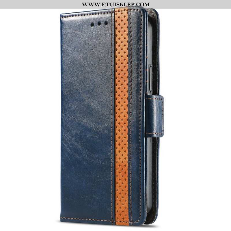 Etui Folio do Xiaomi 12 Pro Dwukolorowe Podwójne Zapięcie